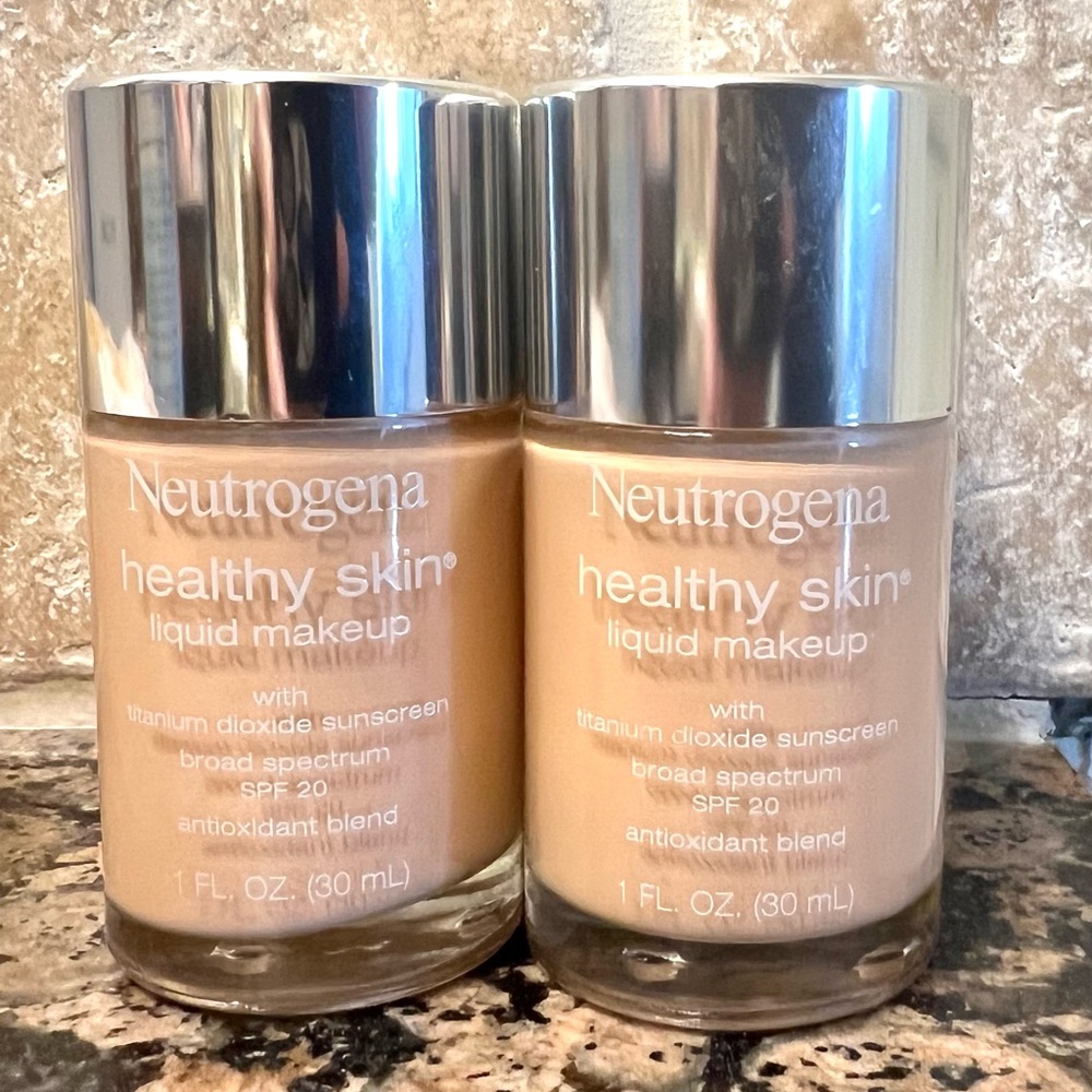 Neutrogena Healthy Skin Liquid Makeup SPF 20 - four UNOPENED, UNEXPIRED bottles